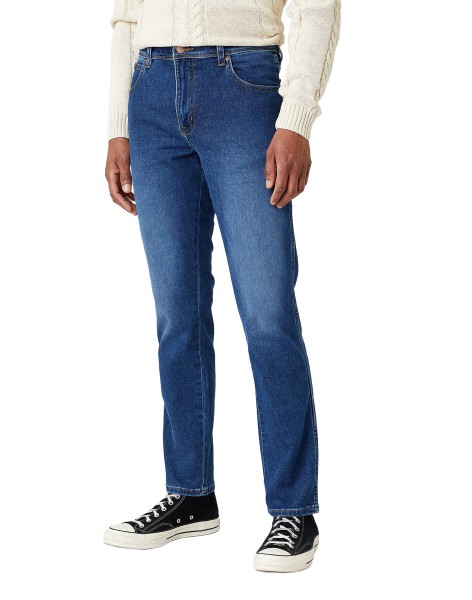 WRANGLER TEXAS SLIM blue silk W12SAO67S