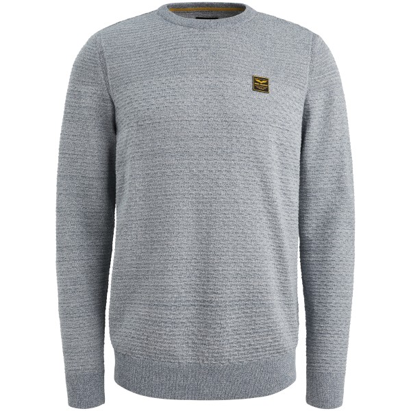 PME LEGEND Rundhals Strickpullover vintage indigo PKW2511300-5301