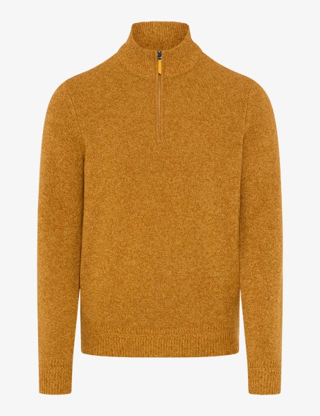 BRAX STEFFEN Langarm Pullover safran 70133000 27-2358-66