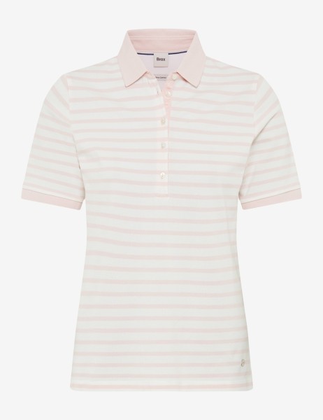 BRAX CLEO Poloshirt dusty rose gestreift 90637600 31-3318-87