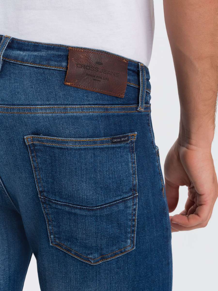 CROSS JEANS DAMIEN mid blue washed out E198017 DENIM Damien