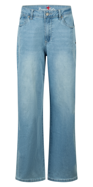 BUENA VISTA WIDE LEG sunny denim 2603 B5976 425.7909 - Pleat Air Denim