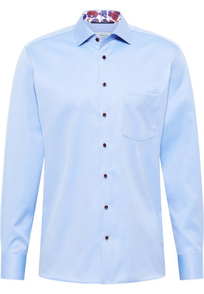 ETERNA MODERN FIT Langarm Hemd hellblau twill 8824-15-X15K - COVER SHIRT