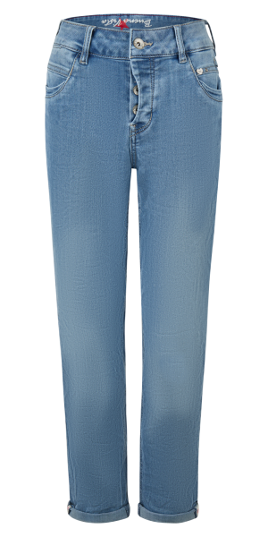 BUENA VISTA BALI ocean blue 2603 B5925 355.4503 - Stretch Denim