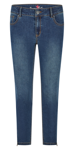 BUENA VISTA ITALY V 7/8 dark stone BV B5311 370.5222 - Stretch Denim