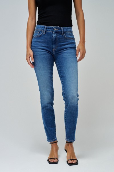 SALSA JEANS DESTINY PUSH UP CROP mid blue 21008457.852