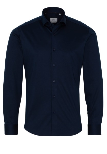 1863 by ETERNA SLIM FIT Langarm Hemd jersey marine soft 2159-19-YS82