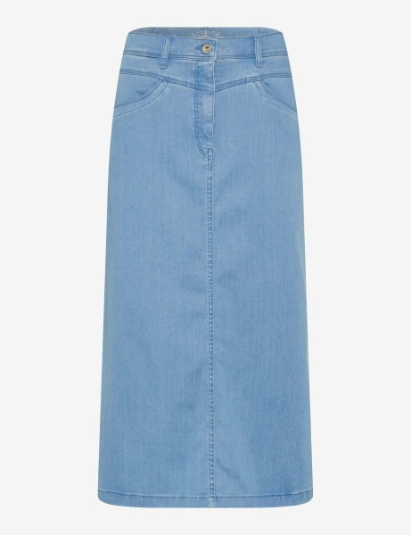 RAPHAELA BY BRAX LAURA LONGSKIRT Jeansrock bleached light blue 10935000 16-6308-26 - SUPER DYNAMIC