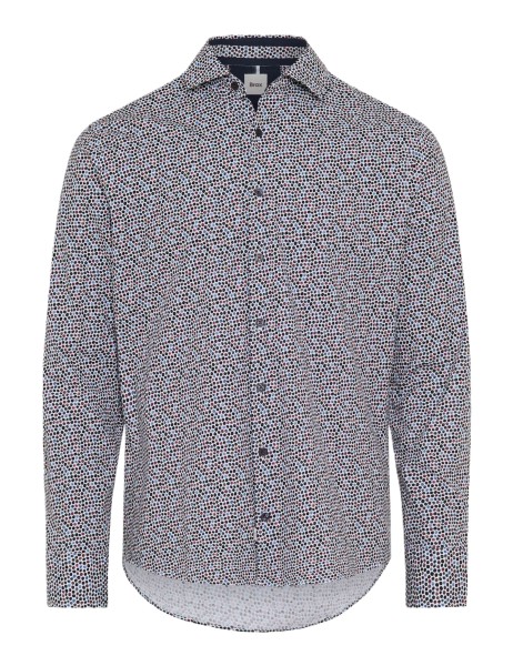 BRAX HAROLD P Langarm Hemd iced lavender print 74422200 74-0104-88 - HI-FLEX