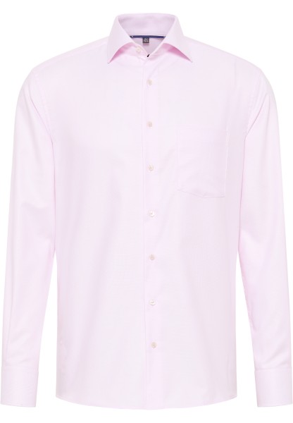 ETERNA MODERN FIT Langarm Hemd rosa twill 3116-50-X169