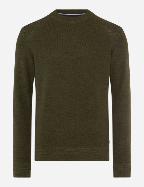 BRAX ROY Strickpullover Rundhals deep jungle 70129300 21-2007-30