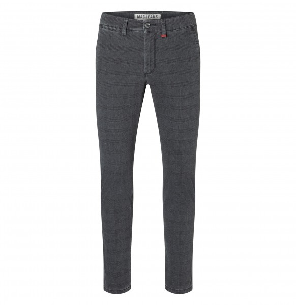 MAC LENNOX PRINTED GABARDINE iron blue check 6365-00-0689L 196K