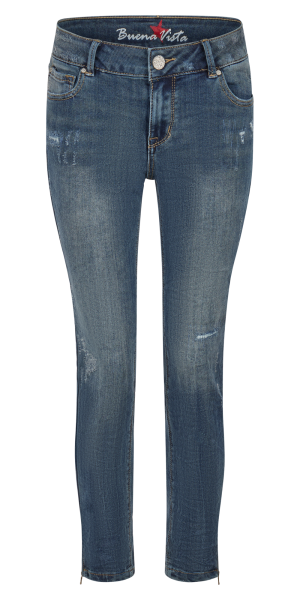 BUENA VISTA ITALY V 7/8 blue destroyed 2409 B5311 355 D.6405 - Stretch Denim