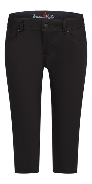 BUENA VISTA MALIBU-ZIP CAPRI black 888 B5935 4003.014 - Stretch Twill