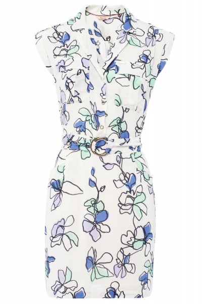SALSA JEANS MINIKLEID FLORALER ALLOVER white multicoloured 123558.0001