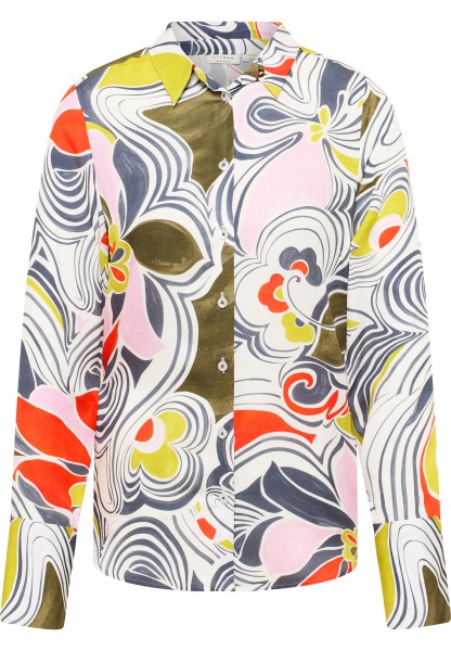 ETERNA REGULAR FIT Langarm Bluse bunt print 7686-19-D351
