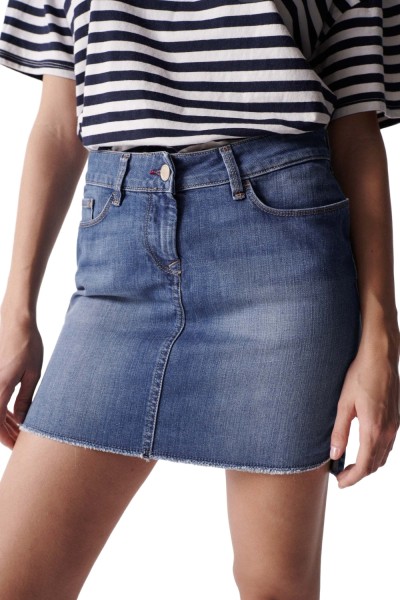 SALSA JEANS MINIROCK PUSH UP blue 125654.8502
