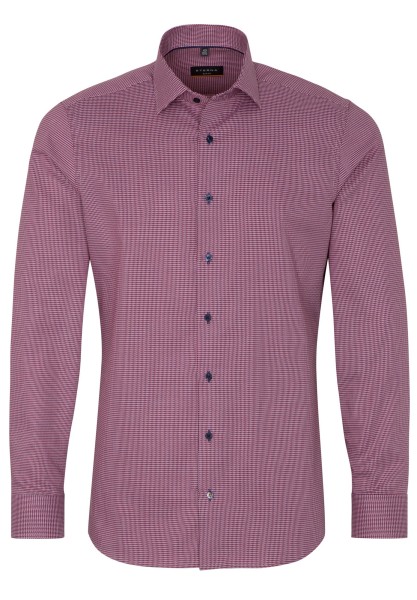 ETERNA SLIM FIT Langarm Hemd chianti panama 8038-56-F170
