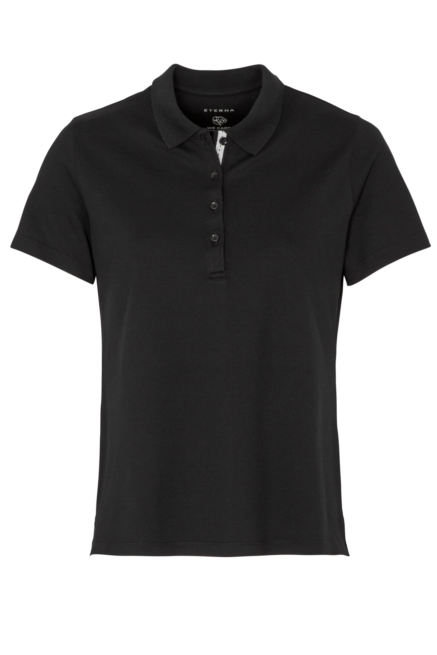 Bekleidung schwarz | CLASSIC Poloshirts ETERNA | | 5535-39-H530 Jeans-Manufaktur Damen FIT Poloshirt | pique Eterna
