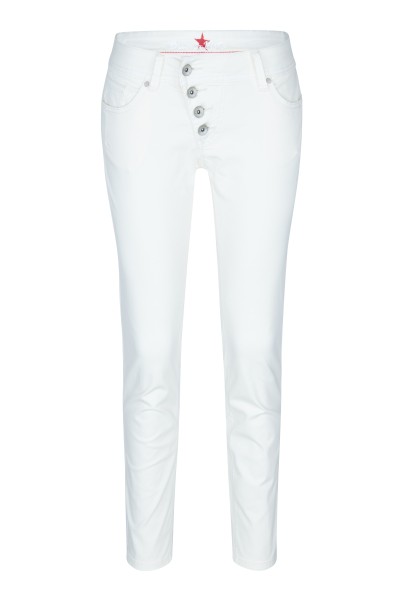 BUENA VISTA MALIBU CROPPED ecru 2602 B5826 4003.4268 - Stretch Twill