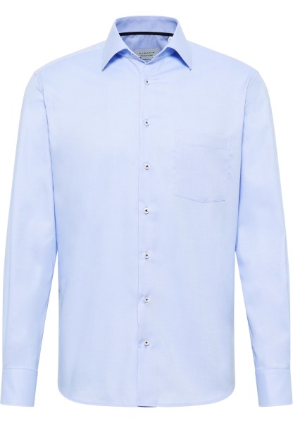 ETERNA MODERN FIT Langarm Hemd himmelblau natté 8464-12-X181
