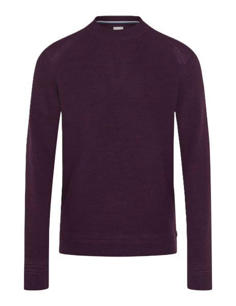 BRAX ROY Strickpullover Rundhals blackberry 70129300 21-2007-88