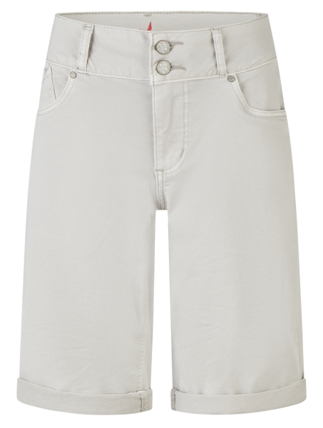BUENA VISTA TUMMYLESS SHORT kreide BV B5777 4219.4271 - Summer Twill