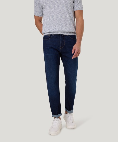 PIERRE CARDIN LYON dark blue used mustache 34506 7787.6816 - DENIM LEGACY