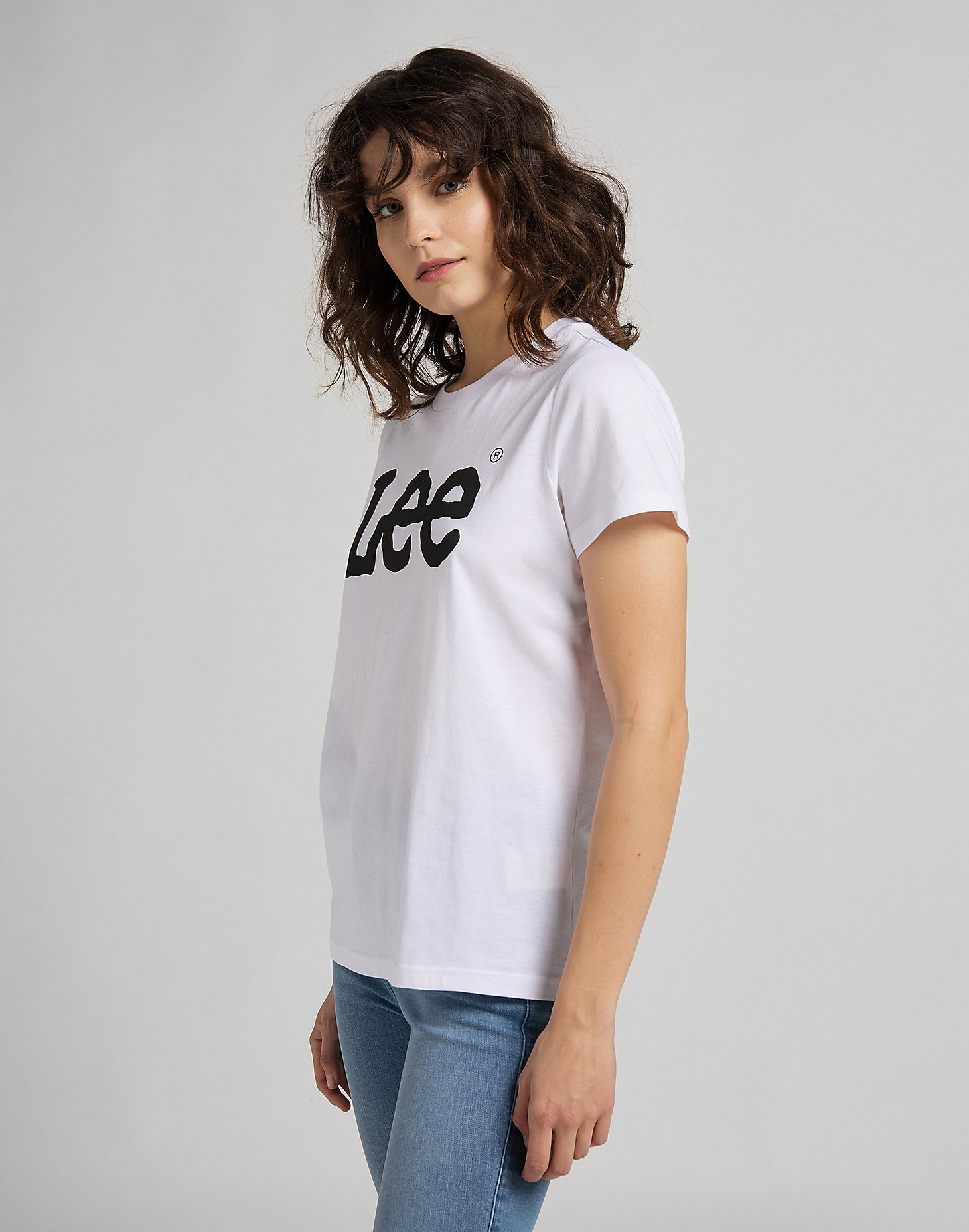 LEE LOGO TEE Kurzarm T-Shirt white L42UER12 112109470 | Lee | T