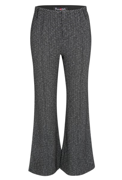 BUENA VISTA ANTIGUA L black white fishbone 2410 B5893 9324.9247 - Soft Jacquard