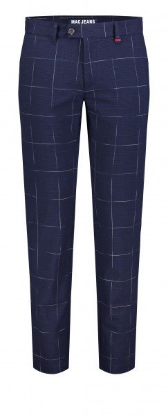 MAC LENNOX CARBONIUM BI-STRETCH nautic blue check 6344-00-0702L-196K