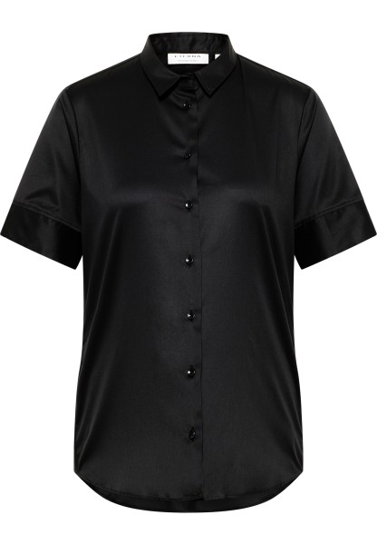 ETERNA REGULAR FIT COVER SHIRT Kurzarm Hemd schwarz twill 5008-39-H965