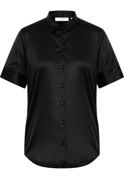 ETERNA REGULAR FIT COVER SHIRT Kurzarm Hemd schwarz twill 5008-39-H965