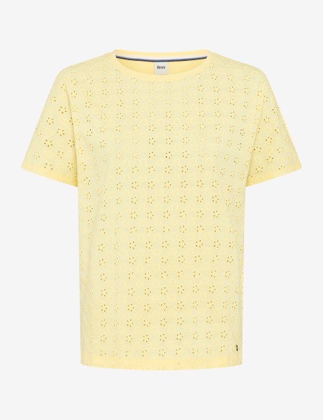 BRAX CAELEN.S Kurzarm T-Shirt limoncello 90663400 90-0018-68