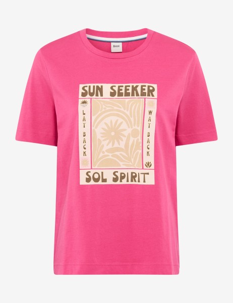 BRAX CIRA.S Kurzarm T-Shirt dusty rose 90666300 90-0049-87