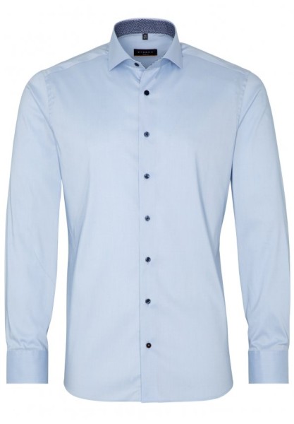 ETERNA SLIM FIT Performance Shirt Langarm Hemd hellblau stretch 3377-12-F142