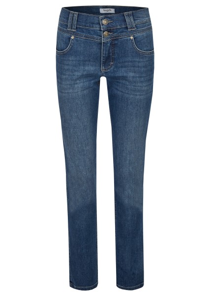 ANGELS JEANS SKINNY BUTTON mid blue used 346 1203.3358 - STRETCH