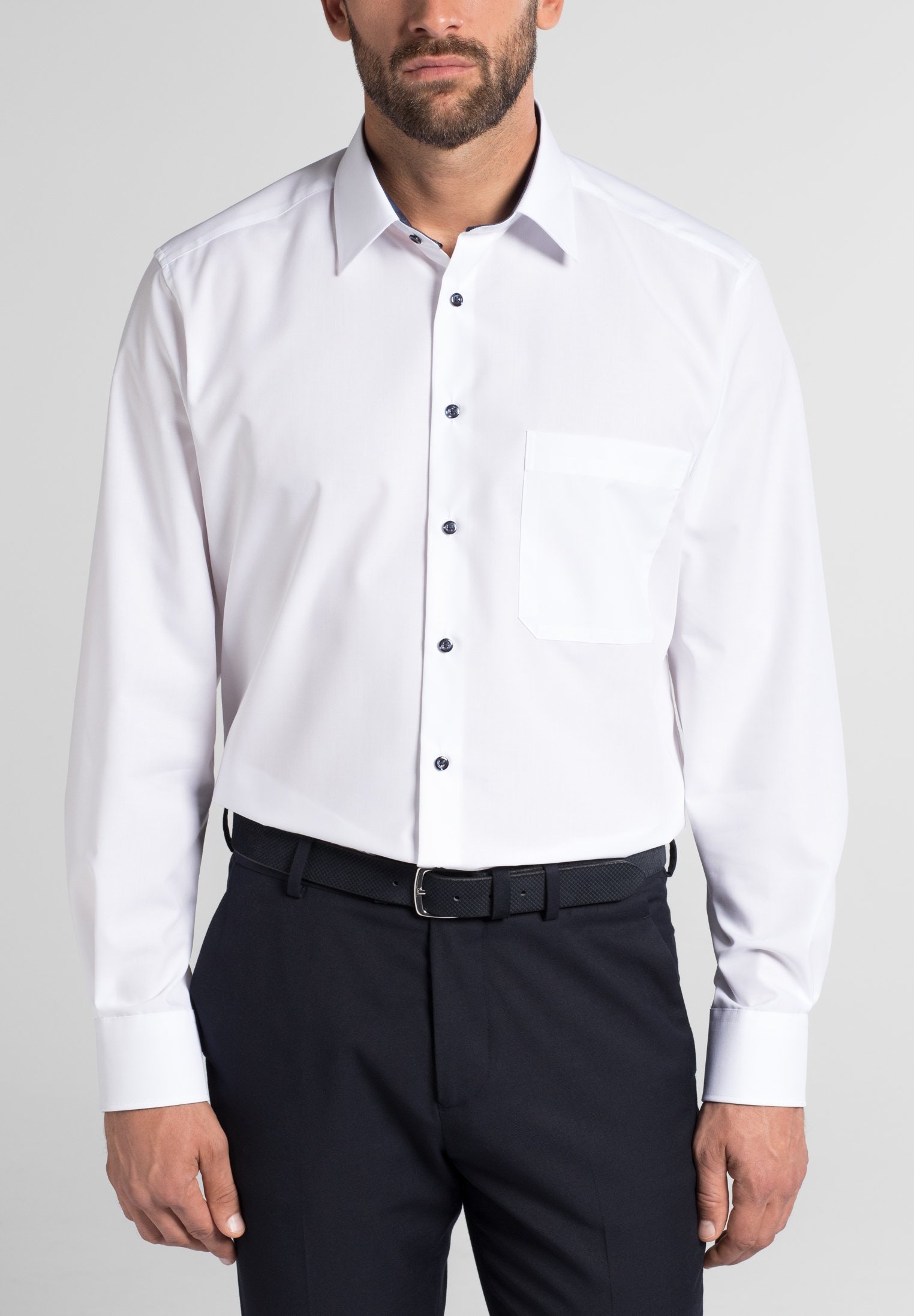 ETERNA COMFORT FIT Langarm Hemd weiß 8508-00-E14E | Jeans-Manufaktur