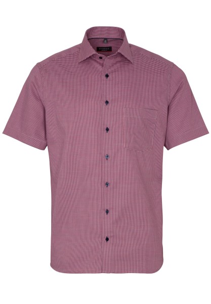 ETERNA MODERN FIT Kurzarm Hemd chianti panama 8038-56-C19K