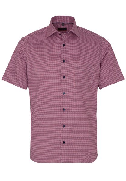 ETERNA MODERN FIT Kurzarm Hemd chianti panama 8038-56-C19K