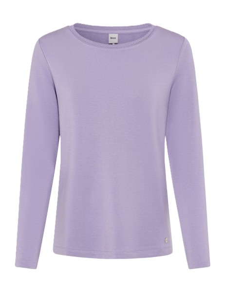 BRAX CARINA.L Langarm Shirt gentle lilac 90655500 37-4608-86