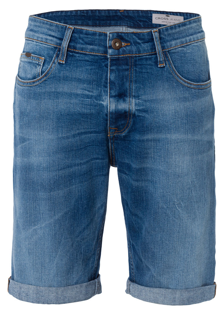 CROSS JEANS LEOM mid blue used A565-074 | Leom Shorts | Cross Jeans ...