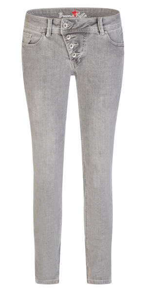 BUENA VISTA MALIBU CROPPED faded grey 2508 B5826 755.7629 - Stretch Denim