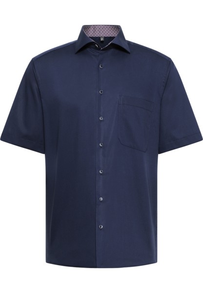 ETERNA COMFORT FIT Kurzarm Hemd marine popeline 1300-19-K149