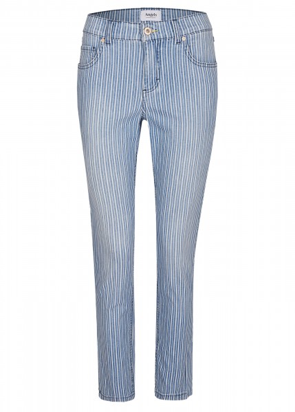 ANGELS JEANS CICI mid blue used striped 298 3400.335