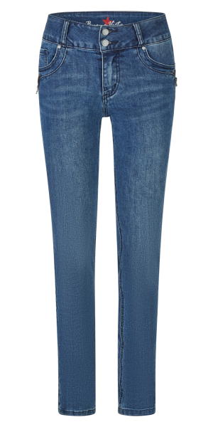 BUENA VISTA TUMMYLESS-Z underwater blue BV B5735 369.8050 - Stretch Denim