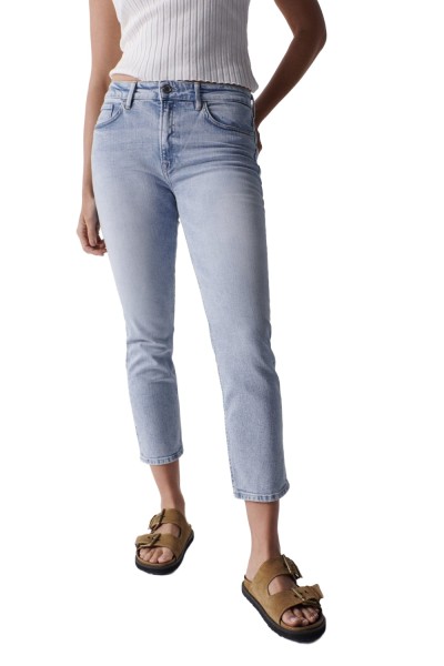 SALSA JEANS TRUE CROPPED SLIM light washed blue 126044.8501