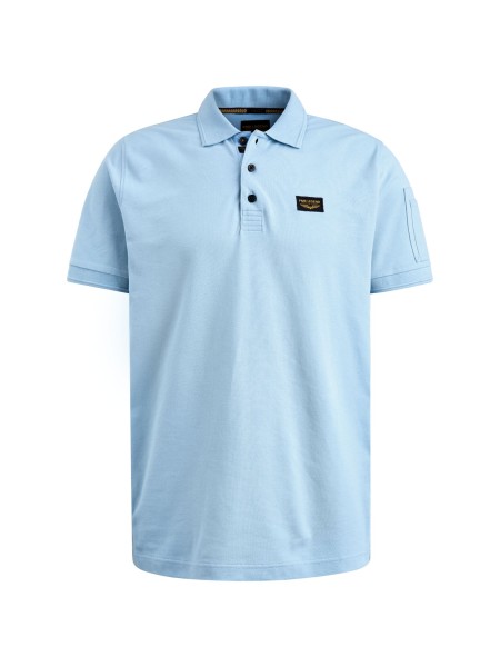 PME LEGEND POLOSHIRT airy blue PPSS0000861-5326 - STRETCH
