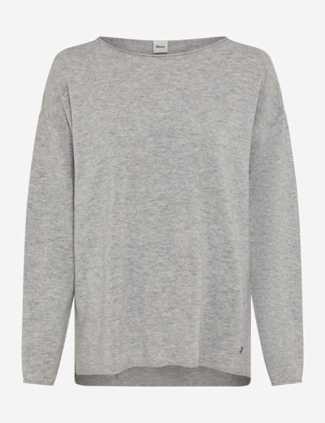 BRAX LIZ Strickpullover cozy grey 90192000 31-2007-08 - Merino Cashmere