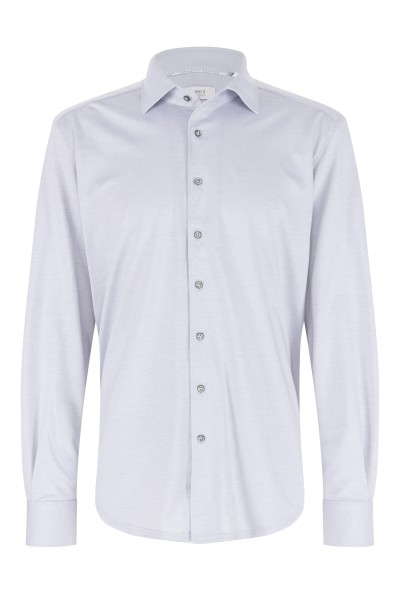 1863 by ETERNA COMFORT FIT Langarm Hemd grau stretch 2269-31-LSK1 - Japanese Knitted